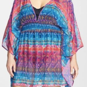 💜JESSICA SIMPSON 'Tulum' Chiffon Cover up